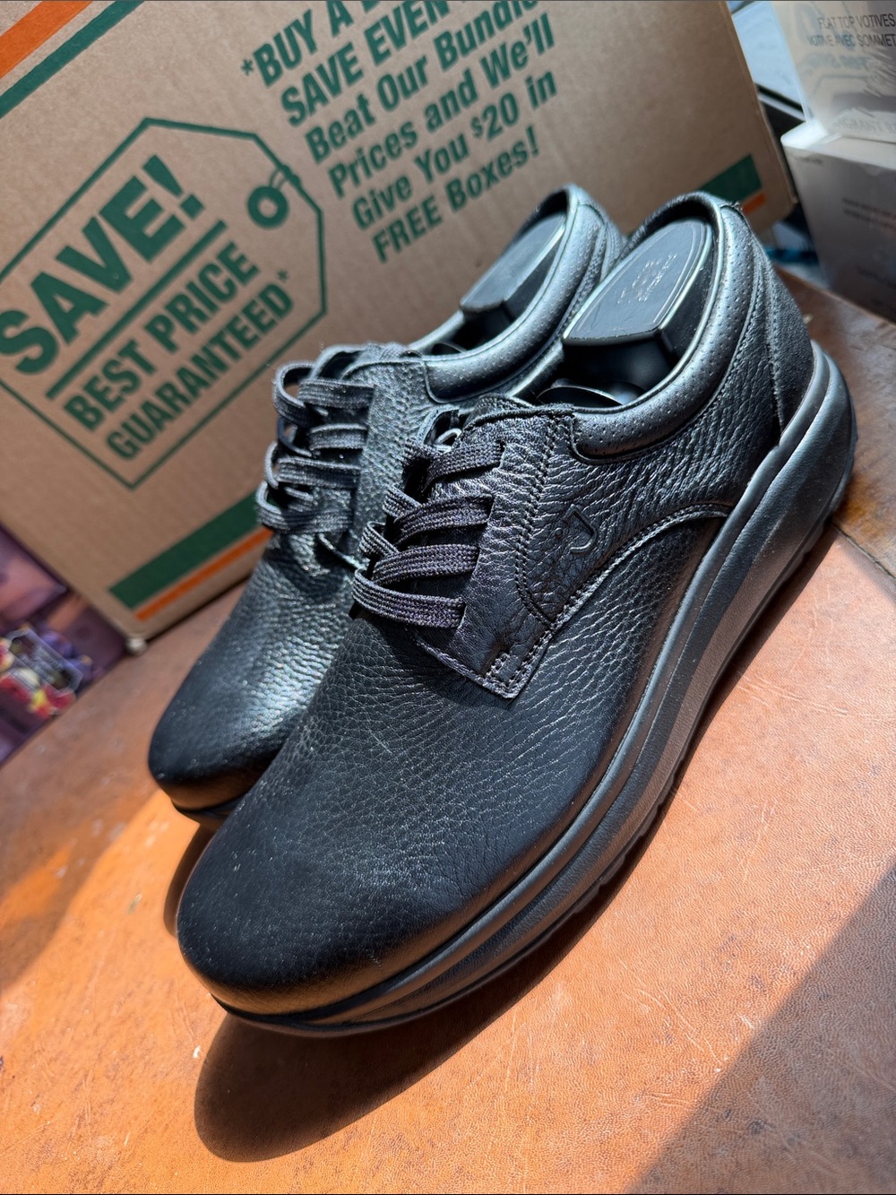 Joya Leather Lace-Up Derby - Classic Comfort